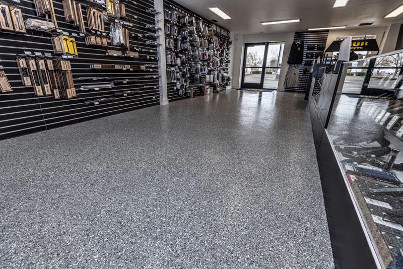 Showrooms & Retail floor coating